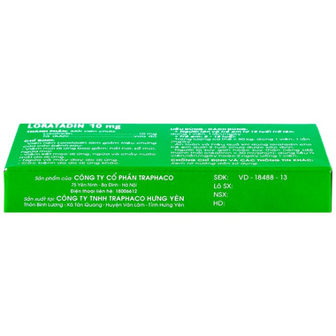 Thuốc Loratadin 10mg