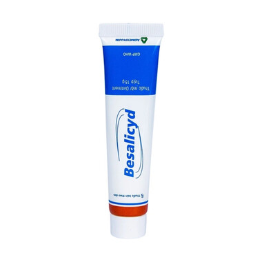 Thuốc mỡ Besalicyd Agimexpharm điều trị vẩy nến, viêm da dị ứng mãn tính (15g)