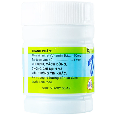 Thuốc Vitamin B1 50mg