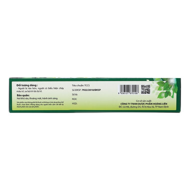 Viên Giấp Cá Extra Hoàng Liên hỗ trợ người bị trĩ, táo bón, tĩnh mạch yêu, dễ vỡ (30 viên)