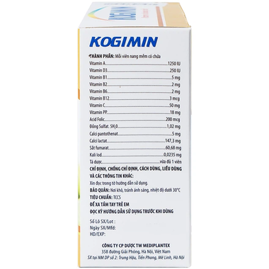 Viên nang mềm Kogimin Mediplantex