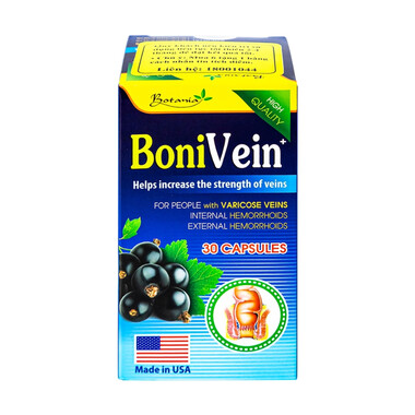 Viên uống BoniVein Botania hỗ trợ tăng sức bền của tĩnh mạch (30 viên)