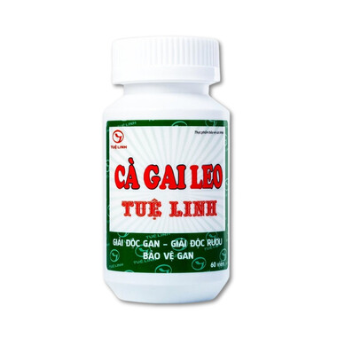 Viên uống Cà Gai Leo Tuệ Linh bảo vệ và phục hồi tế bào gan, giải độc gan (60 viên)