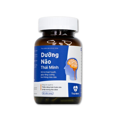 Viên uống Dưỡng Não Thái Minh hỗ trợ hoạt huyết, tăng cường lưu thông máu não (80 viên)