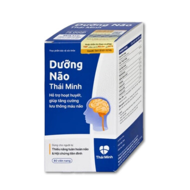 Viên uống Dưỡng Não Thái Minh hỗ trợ hoạt huyết, tăng cường lưu thông máu não (80 viên)
