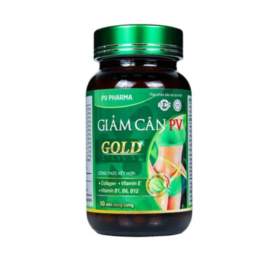 Viên uống giảm cân PV Gold Phúc Vinh hỗ trợ tăng cường chuyển hóa chất béo, giảm mỡ máu (60 viên)