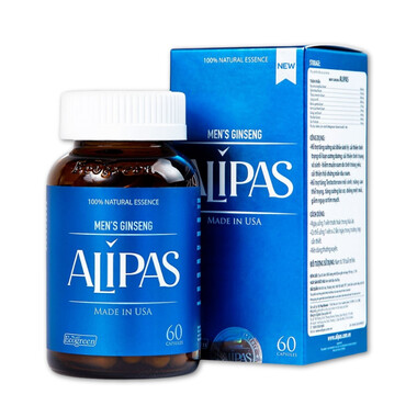 Viên uống Men’s Ginseng Alipas Ecogreen cải thiện rối loạn cương dương (30 viên)