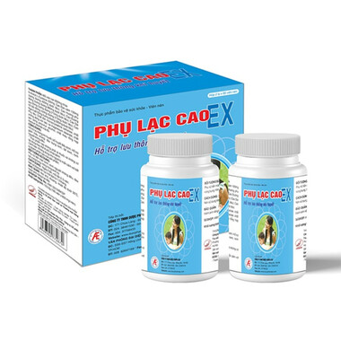 Viên uống Phụ Lạc Cao EX Hồng Bàng hỗ trợ lưu thông khí huyết, bổ huyết (2 chai x 90 viên)