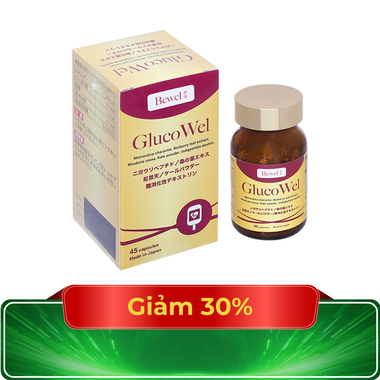 Thực phẩm bảo vệ sức khỏe Bewel Glucowel (45 viên)