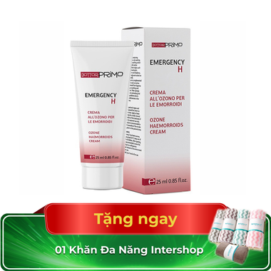 Kem hỗ trợ giảm các triệu chứng bệnh trĩ Dottorprimo Emergency H (25ml)