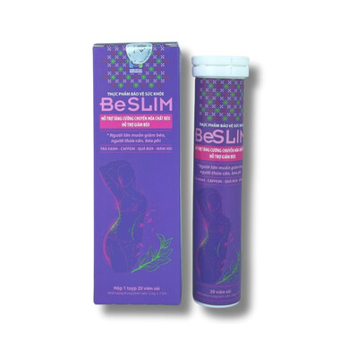 Thực phẩm bảo vệ sức khoẻ Be Slim hỗ trợ tăng cường chuyển hoá chất béo (Hộp 20 viên)
