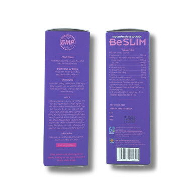 Thực phẩm bảo vệ sức khoẻ Be Slim hỗ trợ tăng cường chuyển hoá chất béo (Hộp 20 viên)