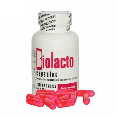 Viên uống Biolacto Robinson Pharma USA bổ sung lợi khuẩn giúp cân bằng hệ vi sinh đường ruột (100 viên)