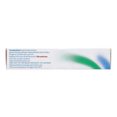 Hỗn dịch uống men vi sinh Enterogermina 2 tỷ/5ml điều trị rối loạn tiêu hóa (2 vỉ x 10 ống)
