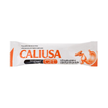 Hỗn dịch dạ dày Nano Curcumin Cali USA giúp bảo vệ niêm mạc dạ dày (20 gói x 10ml)
