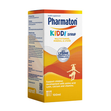 Thực phẩm bảo vệ sức khỏe Pharmaton Kiddi Syrup - Chai 100ml