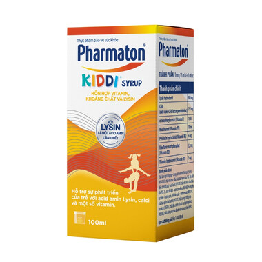 Thực phẩm bảo vệ sức khỏe Pharmaton Kiddi Syrup - Chai 100ml