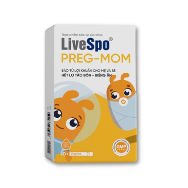 Thực phẩm bảo vệ sức khỏe LiveSpo® Preg-Mom (20 ống x 5ml)