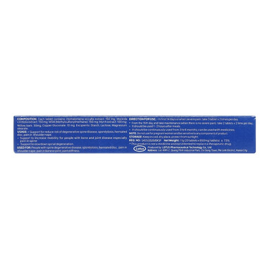 Thực phẩm bảo vệ sức khỏe viên xương khớp Vương Hoạt (20 viên)