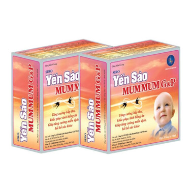 Thực phẩm bổ sung Siro Yến Sào Mum Mum G&P (20 ống)