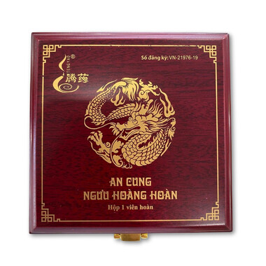Thuốc An Cung Ngưu Hoàng Hoàn hỗ trợ ngăn ngừa tai biến, nhồi máu não (Hộp 1 viên)