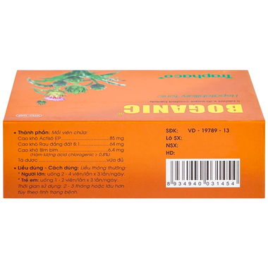 Thuốc Boganic Traphaco