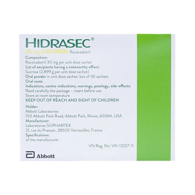 Thuốc bột Hidrasec 30mg