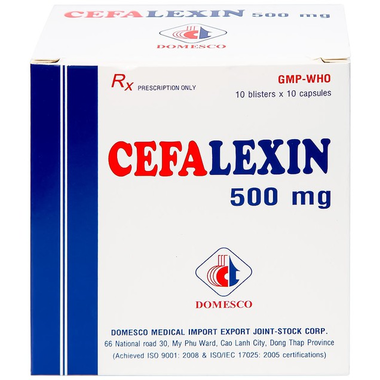 Thuốc Cefalexin 500mg Domesco