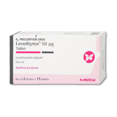 Thuốc Levothyrox 50 Merck điều trị bướu giáp, suy giáp, ung thư giáp (3 vỉ x 10 viên)