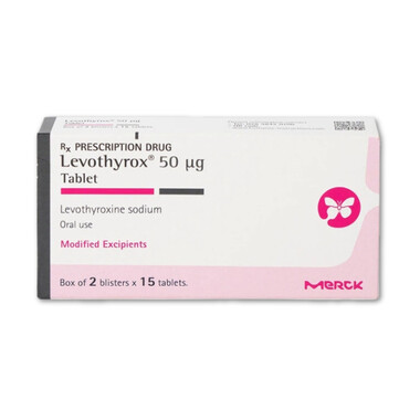 Thuốc Levothyrox 50 Merck điều trị bướu giáp, suy giáp, ung thư giáp (3 vỉ x 10 viên)