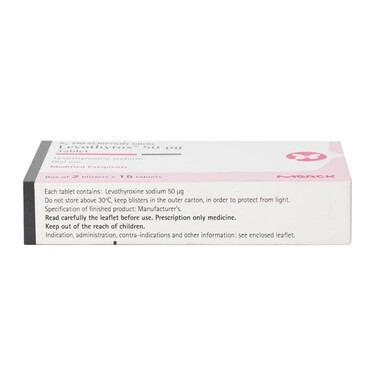 Thuốc Levothyrox 50 Merck điều trị bướu giáp, suy giáp, ung thư giáp (3 vỉ x 10 viên)