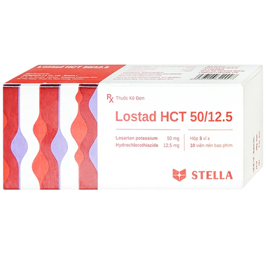 Thuốc Lostad HCT 50/12.5 Stella