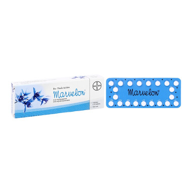 Thuốc tránh thai hằng ngày MARVELON (1 vỉ x 21 viên)