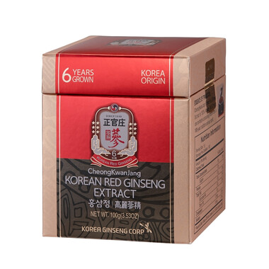 Thực phẩm bảo vệ sức khoẻ Korean Red Ginseng Extract 100g (Tinh chất hồng sâm cô đặc)