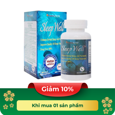 Thực phẩm bảo vệ sức khỏe Sleep Well (60 viên)