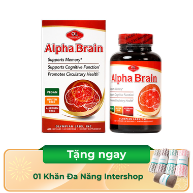 Thực phẩm bảo vệ sức khỏe Alpha Brain (60 viên)