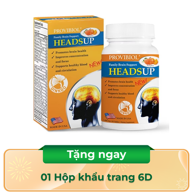 Thực phẩm bảo vệ sức khỏe Provibiol Headsup (30 Viên)