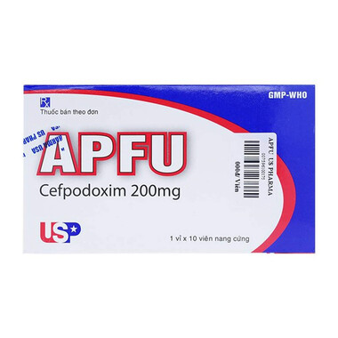 Thuốc kháng sinh trị nhiễm khuẩn APFU 200mg (10 viên)