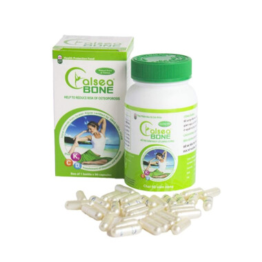 Calsea Bone Cẩm Tú -  Viên uống bổ sung canxi, ngừa loãng xương