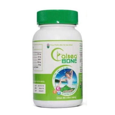 Calsea Bone Cẩm Tú - Viên uống bổ sung canxi, ngừa loãng xương
