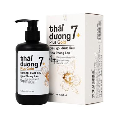 Dầu gội dược liệu Thái Dương 7Plus phục hồi chân tóc và da đầu bị hư tổn (250ml)