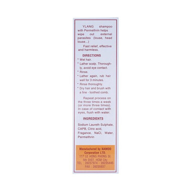 Dầu Gội Y Lang Chí - Làm sạch chấy, ký sinh trùng hiệu quả (100ml)