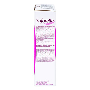 Gel Saforelle Soin Lavant Doux - Rửa dịu nhẹ vệ sinh phụ nữ an toàn, hiệu quả (250ml)