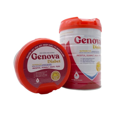 Sữa bột dinh dưỡng Genova Diabet giảm lượng đường huyết, tốt cho tim mạch (900g)