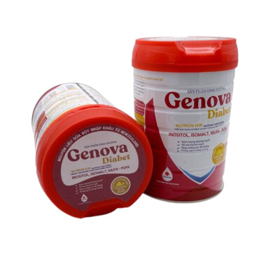 Sữa bột dinh dưỡng Genova Diabet giảm lượng đường huyết, tốt cho tim mạch (900g)