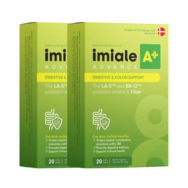 Men vi sinh Imiale A+ giảm rối loạn tiêu hóa (Hộp 10 gói x 6g)