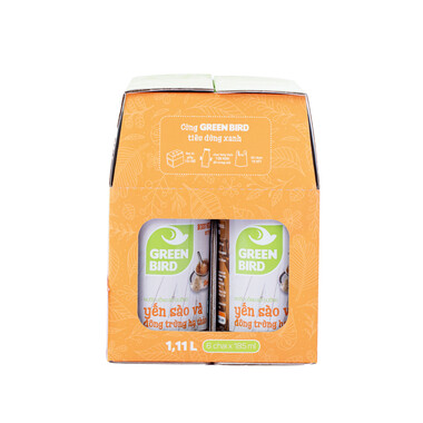 Nước yến sào và đông trùng hạ thảo Green Bird Hộp x 06 Chai