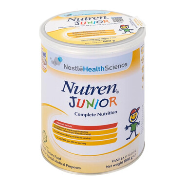 Sữa Nutren Junior 800g - Dinh dưỡng cao năng lượng cho trẻ suy dinh dưỡng
