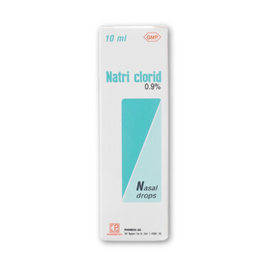 Thuốc nhỏ mắt, nhỏ mũi Natri Clorid 0,9% hỗ trợ rửa mắt, mũi (10ml)