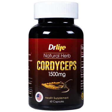 Viên uống Đông Trùng Hạ Thảo Dr Life Natural Herb Cordyceps 1500mg